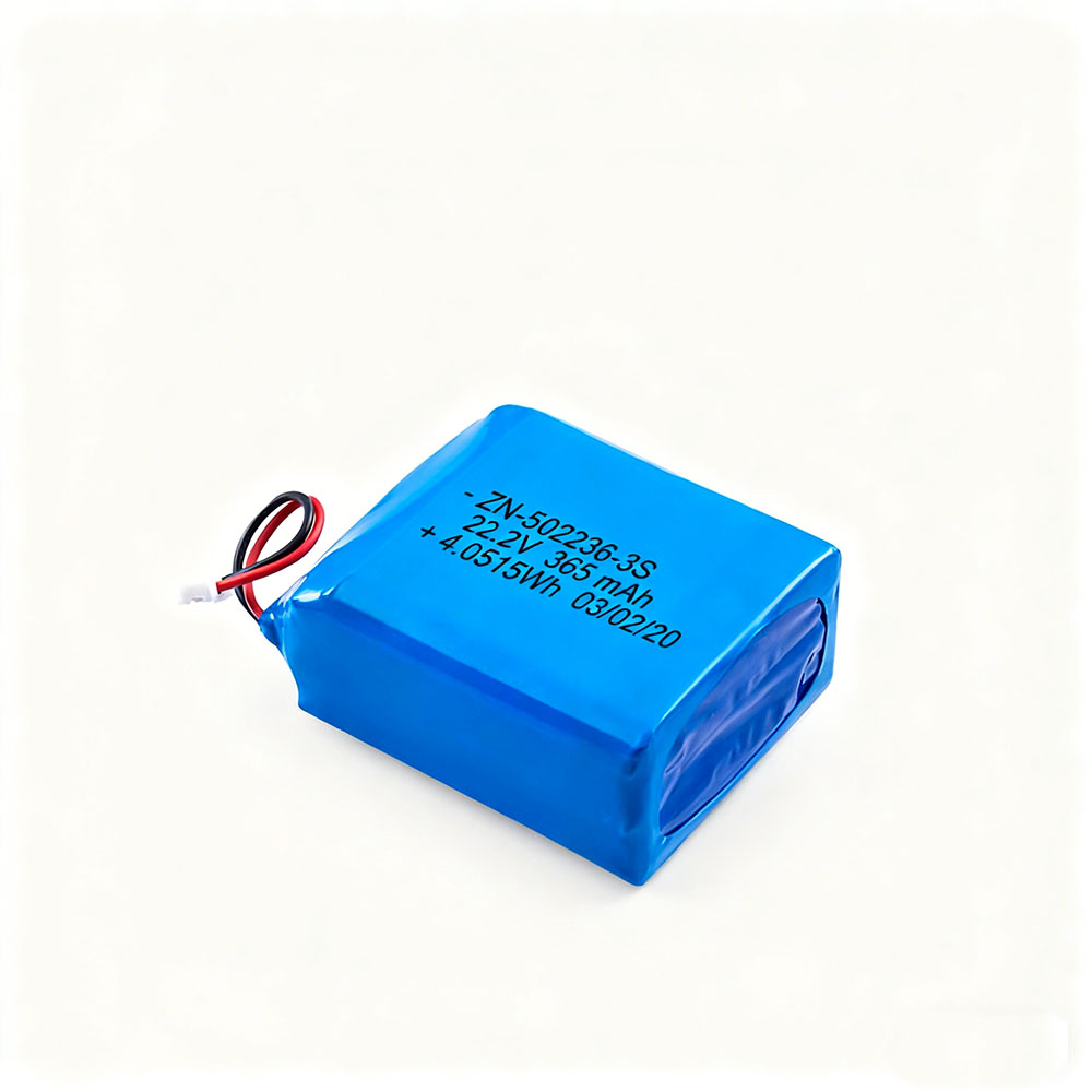 Pacco batteria LIPO da 22,2 V 365 mAh