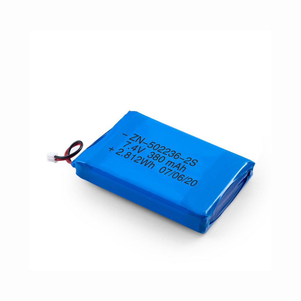 7.4V 380mAh 배터리 팩 502236